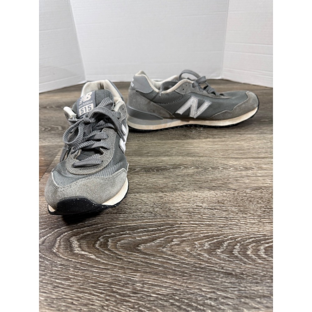 New Balance 515 Mens Grey Suede Mesh Lifestyle Sneakers Size 8 Dadcore 90s Retro